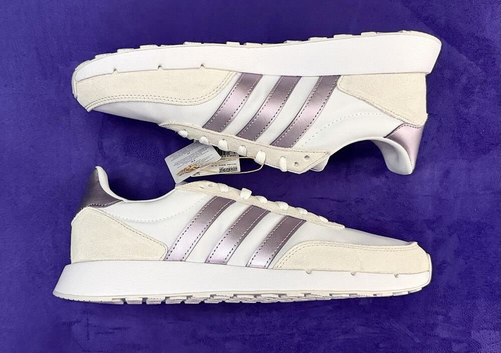 adidas women Run 60s 2.0 Shoes Size 9.5 Metallic Purple BNIB